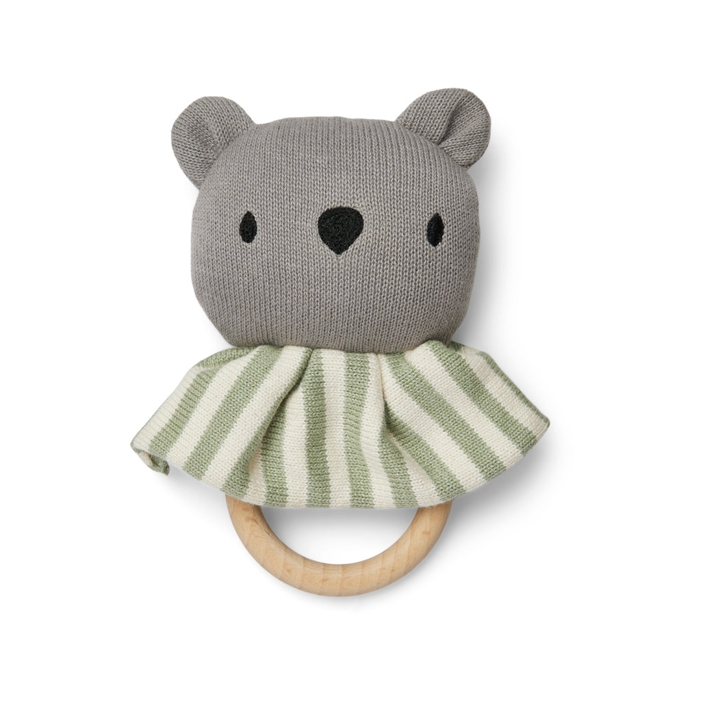 Lot de pailles en silicone Zoe, bleu multicolore