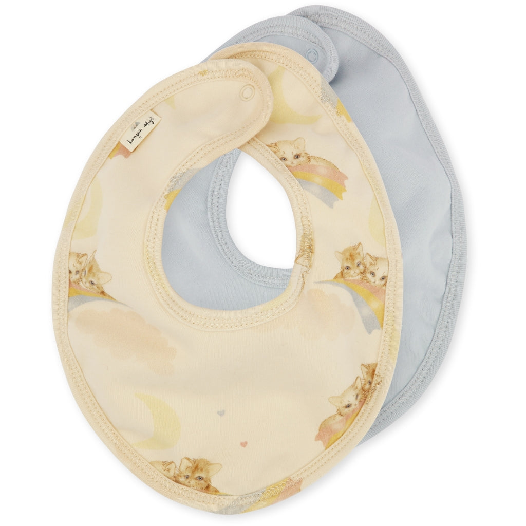 2er Set Bandana Lätzchen Regenbogen Kätzchen