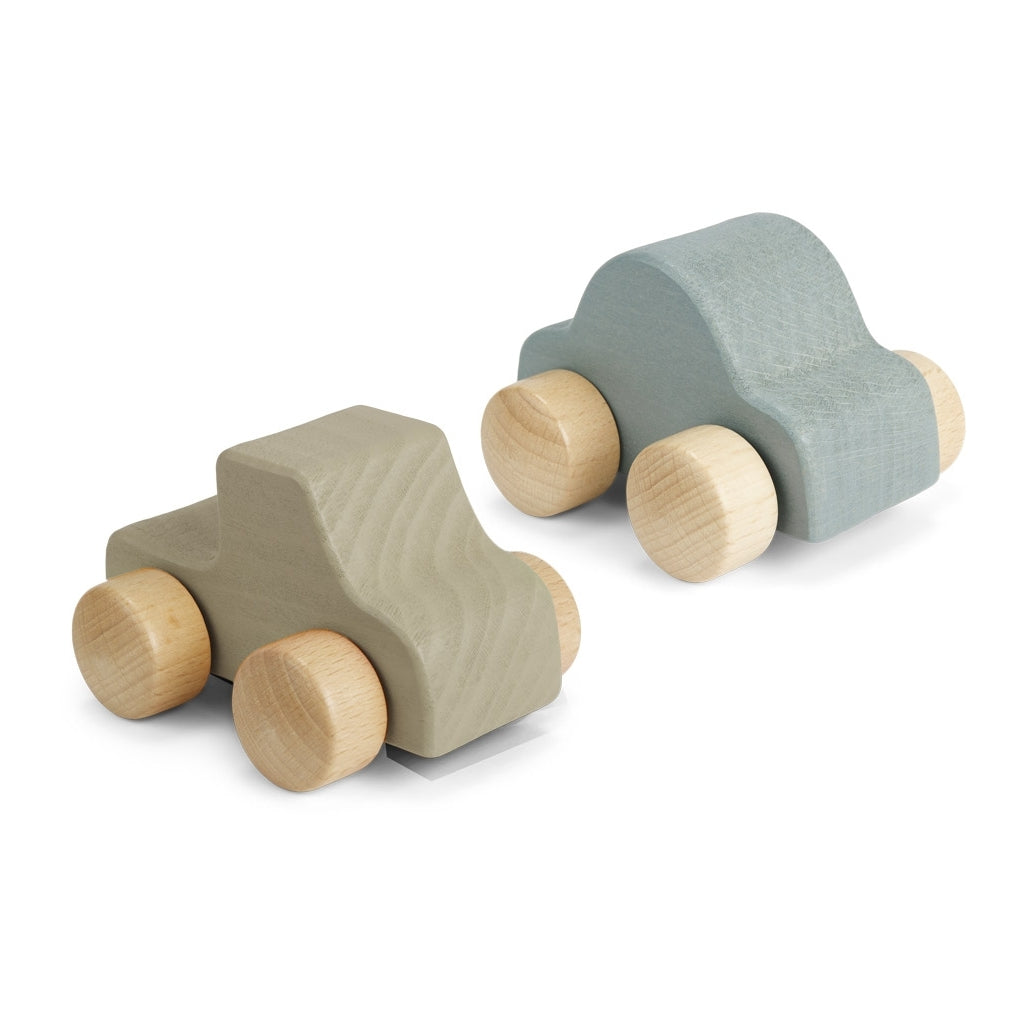 Lot de pailles en silicone Zoe, bleu multicolore