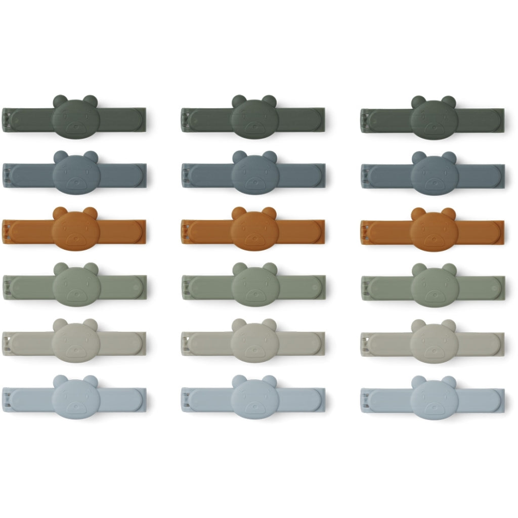 Gonzo Packaging Clips Bear Faune Green Mix