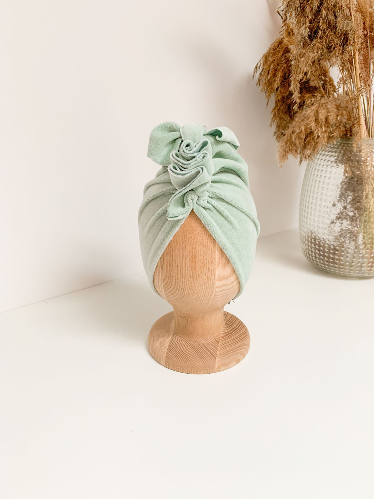 Turban Samt Green Breeze
