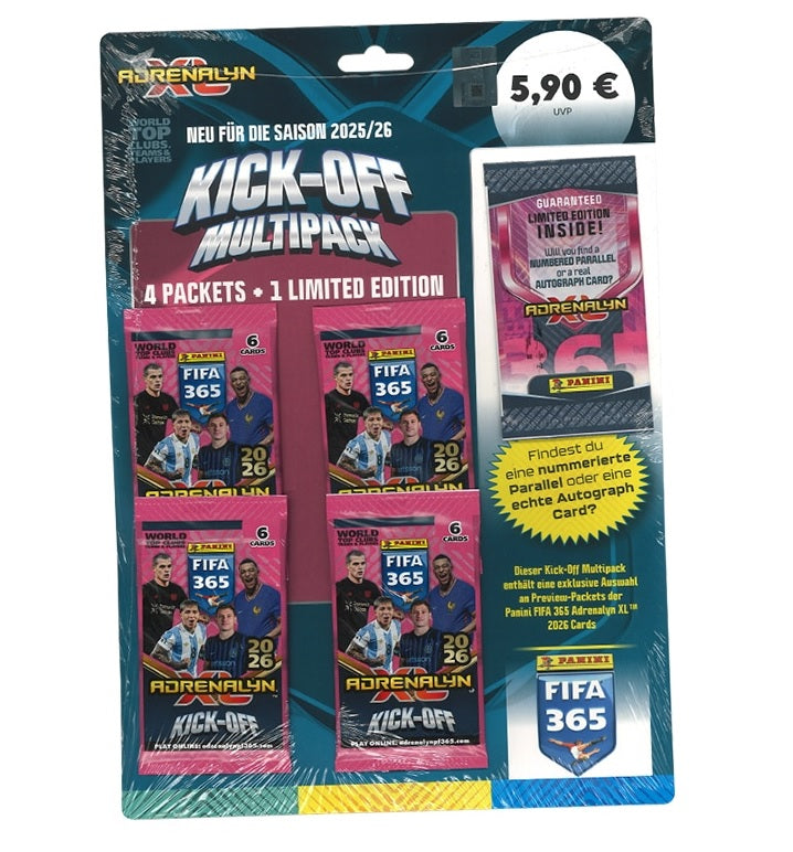 FIFA 365 2025/2026 TC Adrenalyn XL – KICK-OFF MULTIPACK