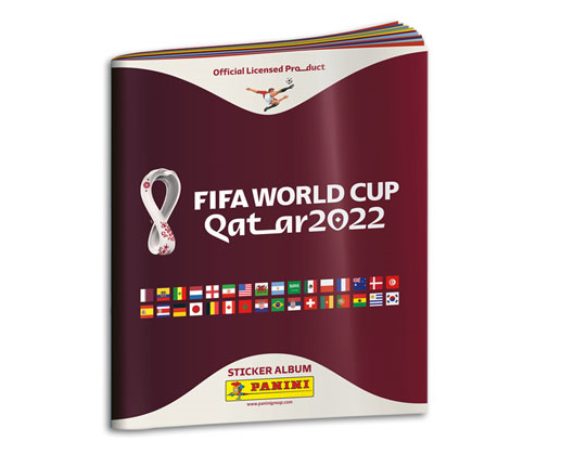 Album de collection d'autocollants de la Coupe du Monde de la FIFA 2022