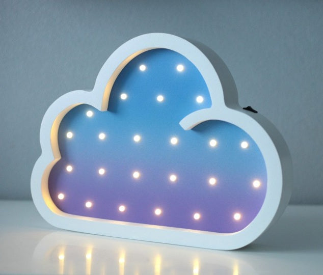 LED Nachtlampe Wolke Farbverlauf