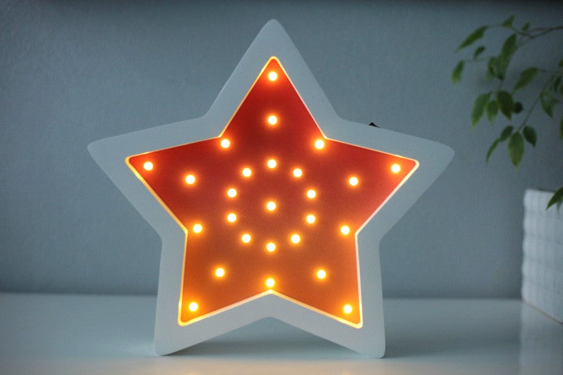 LED Nachtlampe Stern Farbverlauf