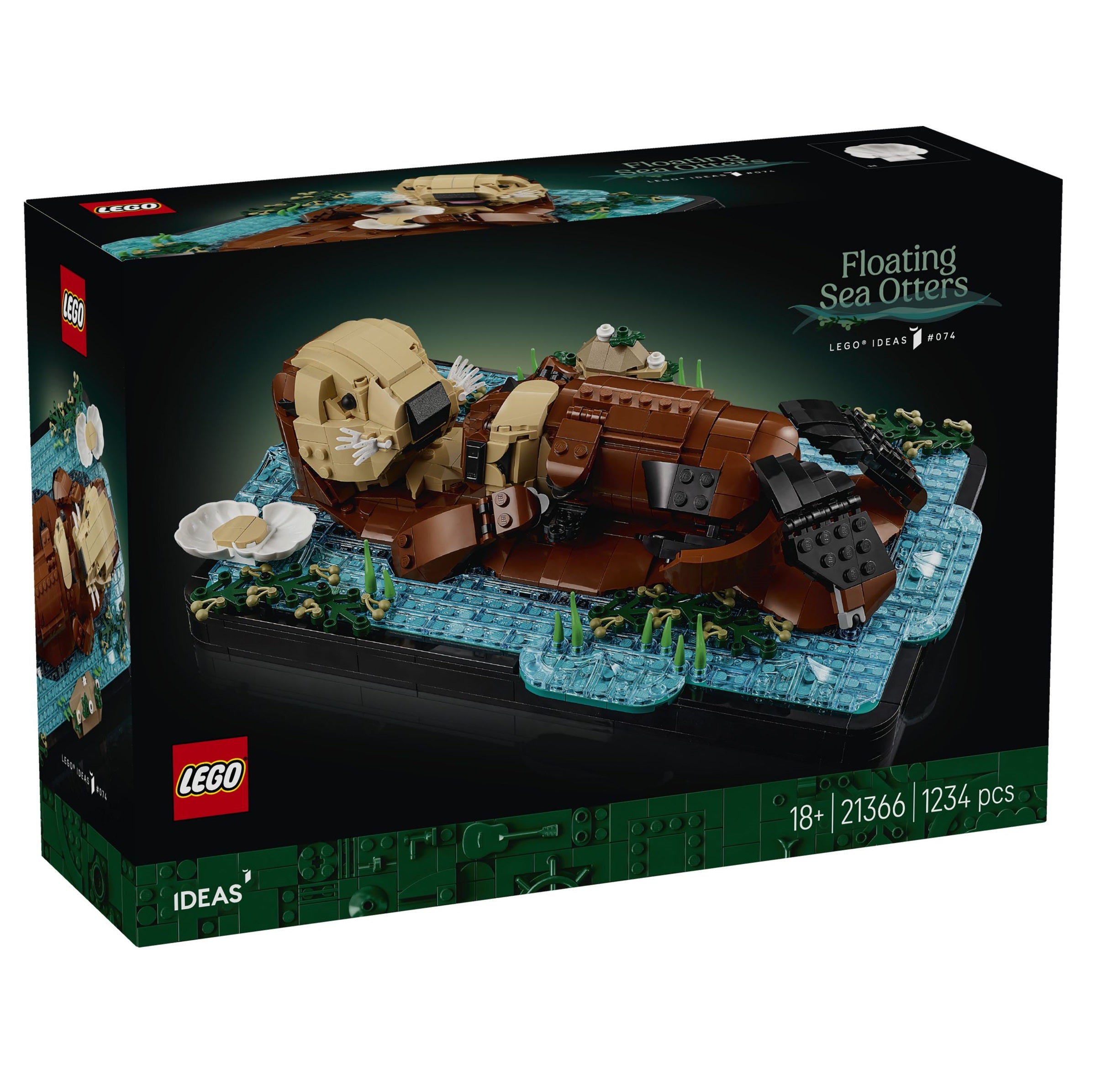 Schwimmende Otter