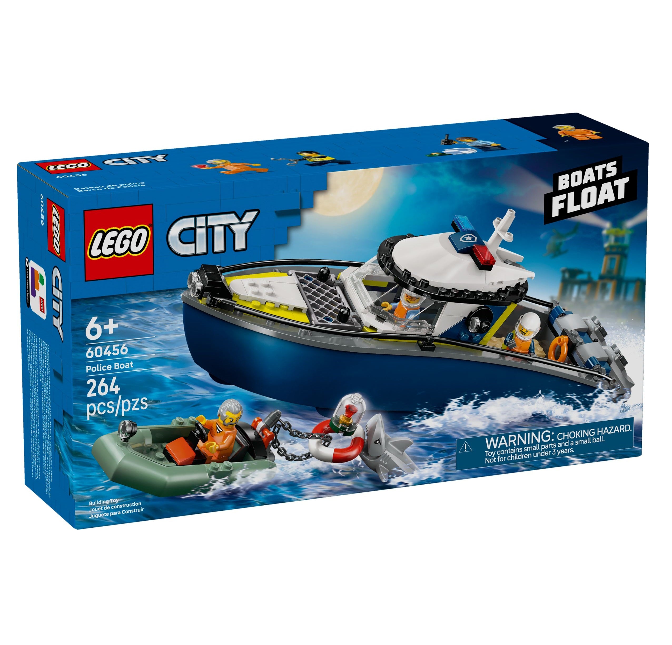 Poursuite en bateau de police