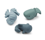 Nori Set of 3 Toys Whale Blue Mix