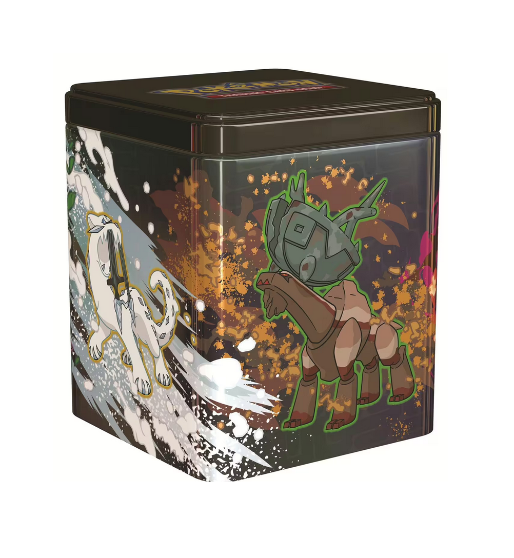 Trésors empilables en fer-blanc en ruine