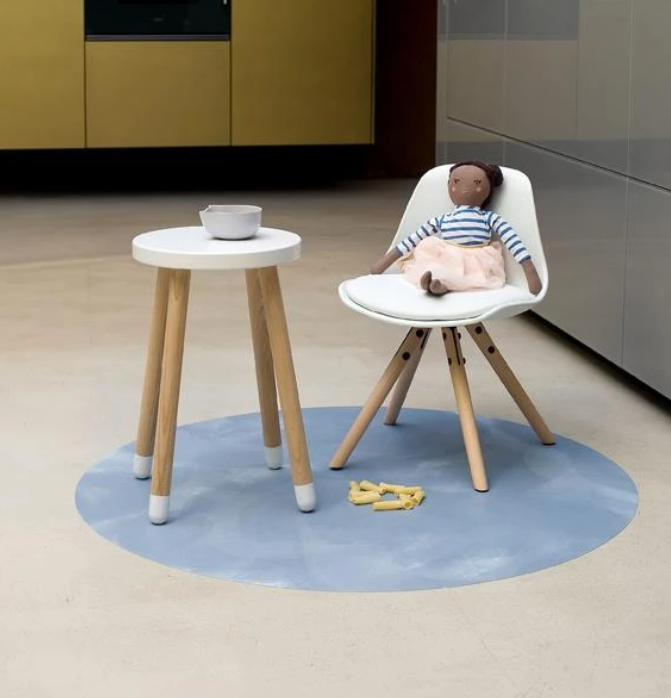 Lot de pailles en silicone Zoe, bleu multicolore