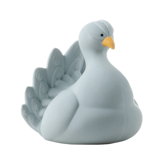 Lot de pailles en silicone Zoe, bleu multicolore