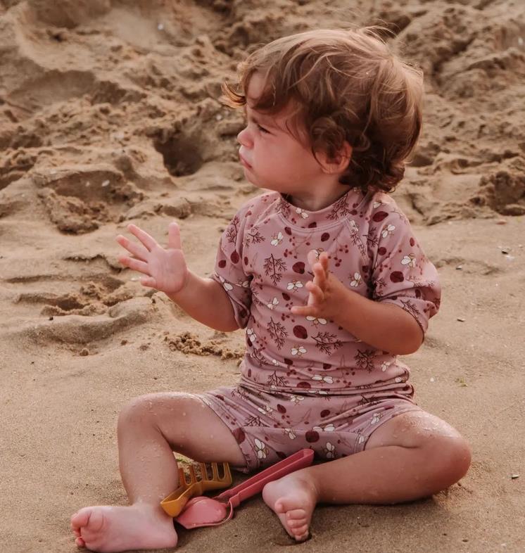 Veste polaire Mara, mélange de rose Toscane