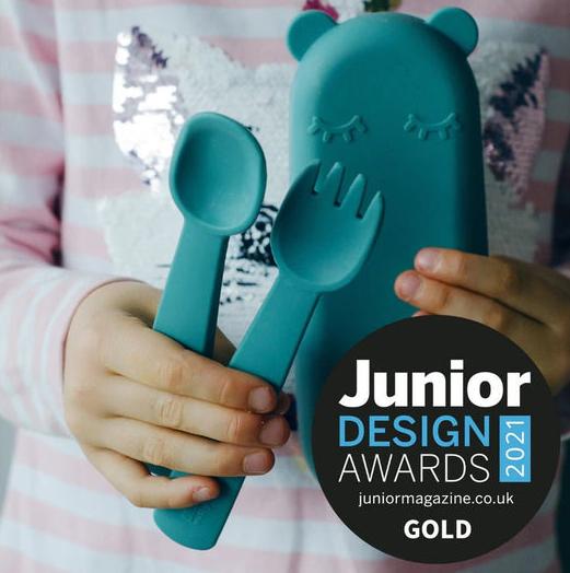 Lot de pailles en silicone Zoe, bleu multicolore