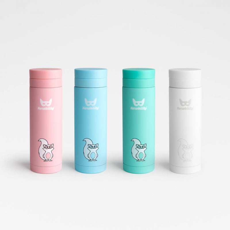 Zoe Set of Silicone Drinking Straws Blue Multi Mix