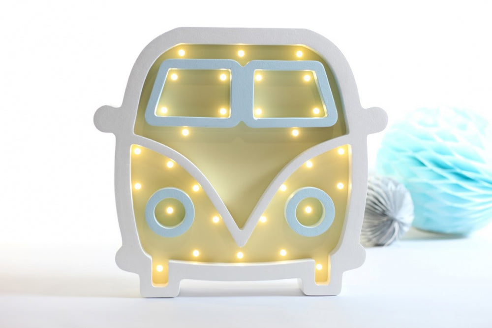 LED Nachtlampe Hippiebus Gelb