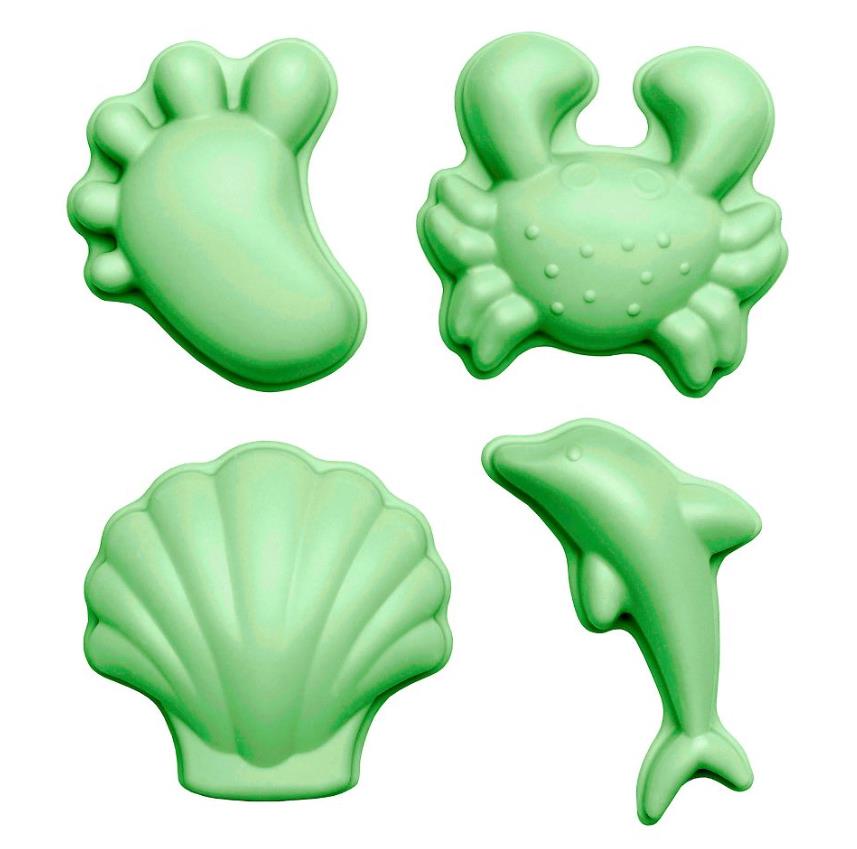 Zoe Set of Silicone Drinking Straws Blue Multi Mix