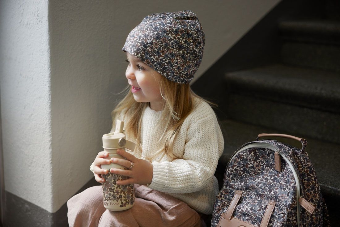 Beanie Übergangszeit Blue Garden