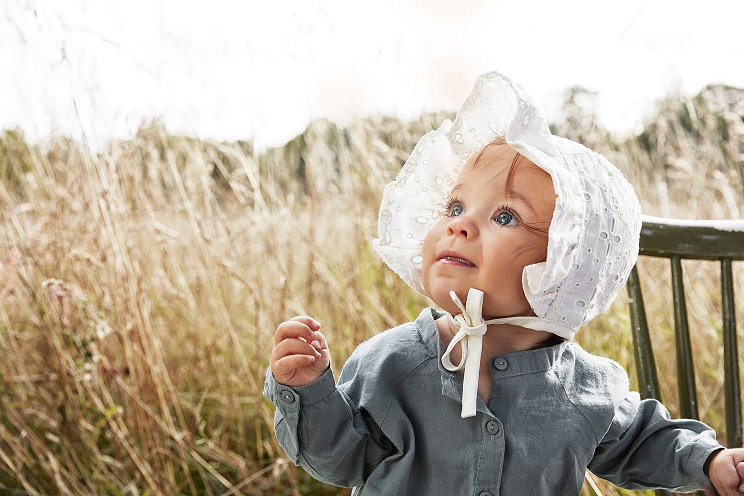 Baby Bonnet Embroidery Anglaise