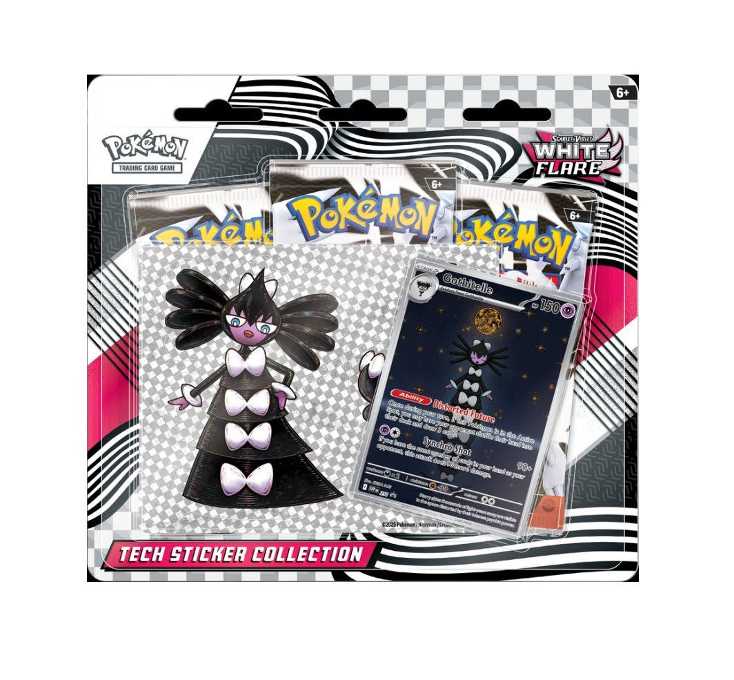 Collection d'autocollants techniques Flammes blanches SV10.5