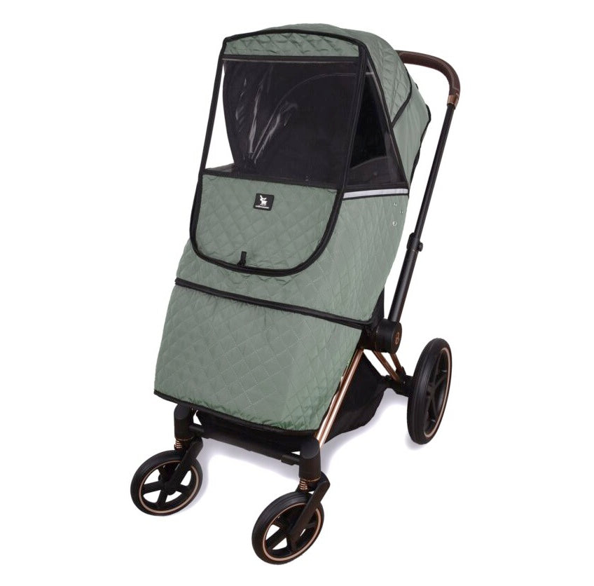 Wetterschutz Regenschutz Kinderwagen Jungle Green