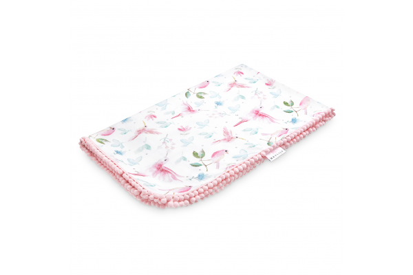 PomPom Swaddledecke Paradise Birds