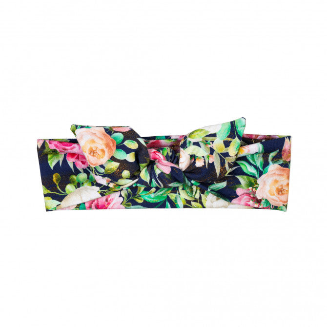 Stirnband Navy Peony