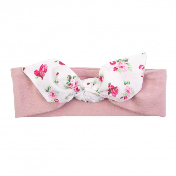 Stirnband Powder Pink & Roses