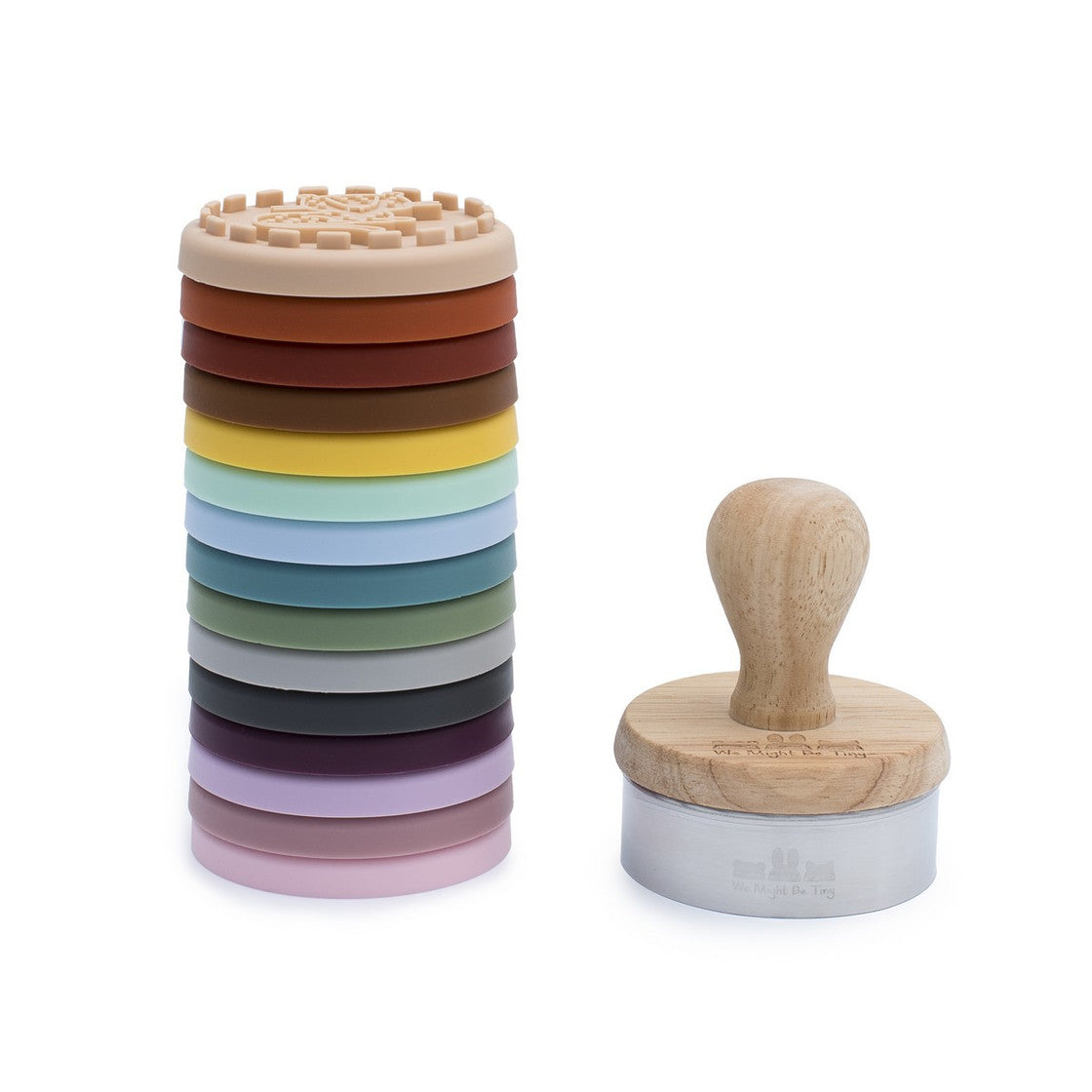 Lot de pailles en silicone Zoe, bleu multicolore